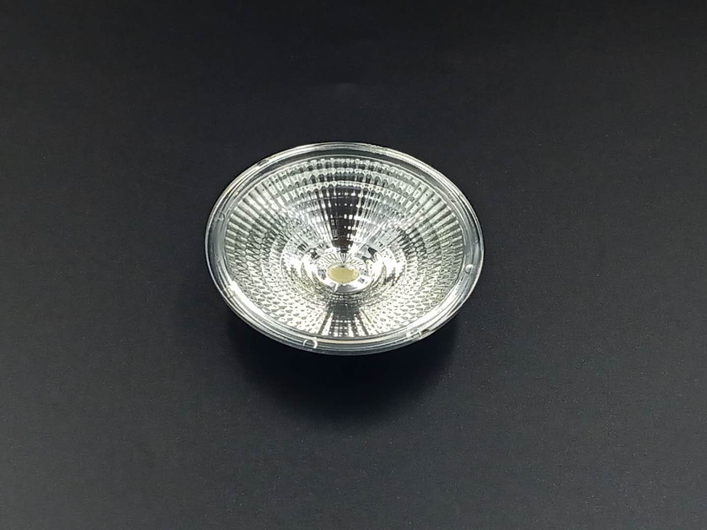 LED反光杯φ75.8/镀膜小孔COB透镜反光杯定制
